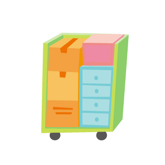 荷物が少ない方