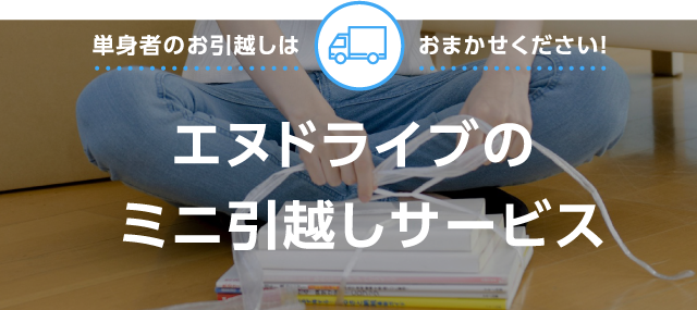 エヌドライブのミニ引越しサービス